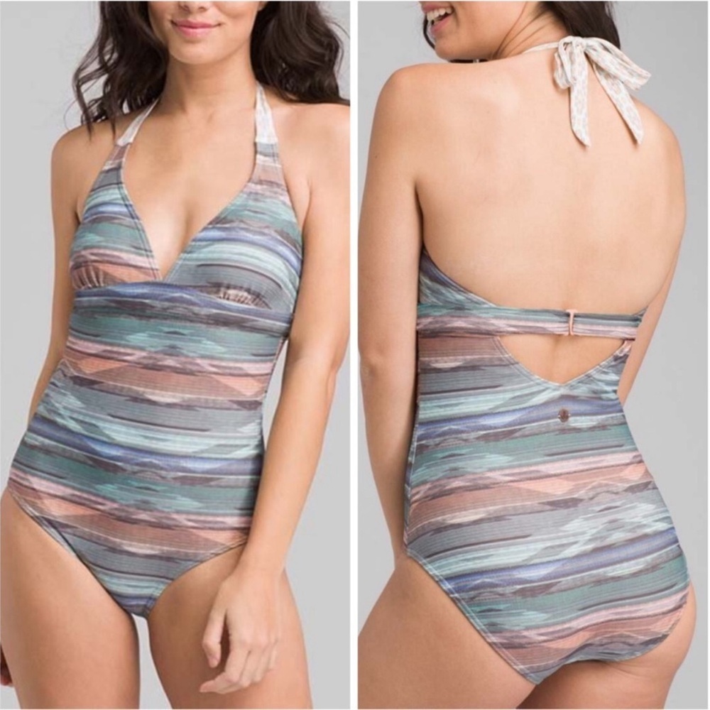 PRANA Lahari One Piece Swimsuit Granite Bonita